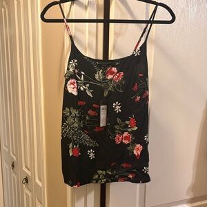 Vero Moda Black Floral Camisole